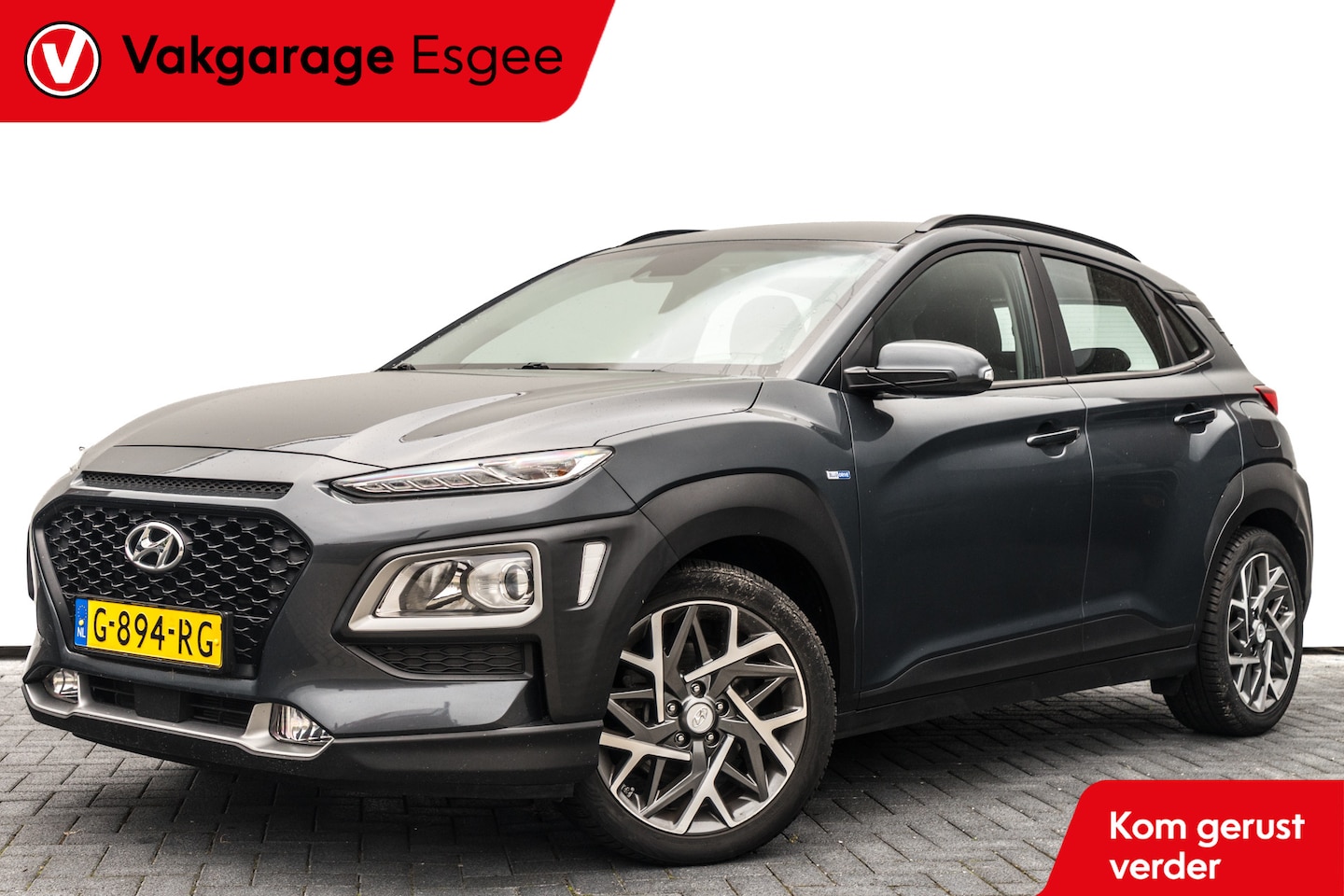 Hyundai Kona - 1.6 GDI Hybride Comfort | Ned Auto | Automaat | Clima | Navigatie | Trekhaak | | Dab Audio - AutoWereld.nl