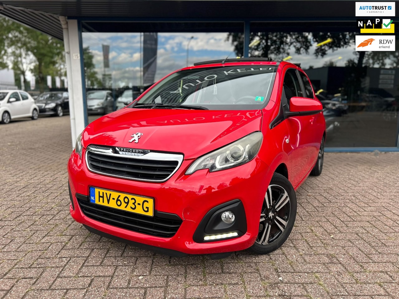 Peugeot 108 - 1.0 e-VTi Active TOP!|Open dak|Airco|Dealer Onderhouden - AutoWereld.nl