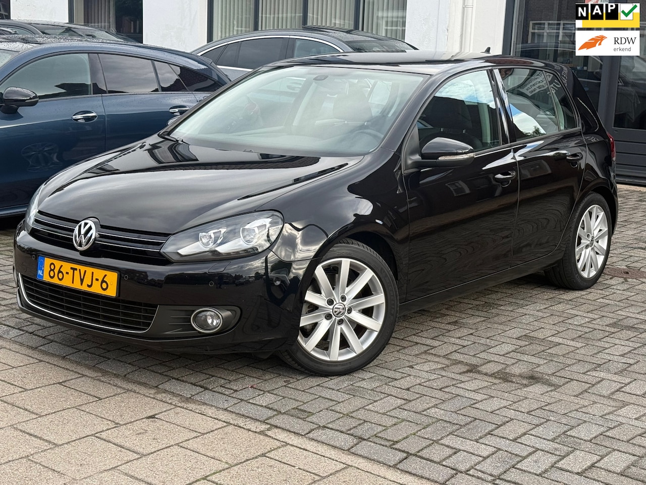 Volkswagen Golf - 1.4 TSI Highline 1.4 TSI Highline, Trekhaak,Navigatie,Lederen bekleding, Climate control,Cruise control,Par - AutoWereld.nl
