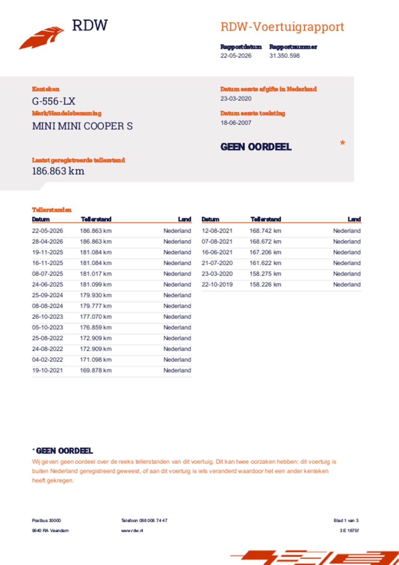 MINI 3-Deurs - 1.6 Cooper S