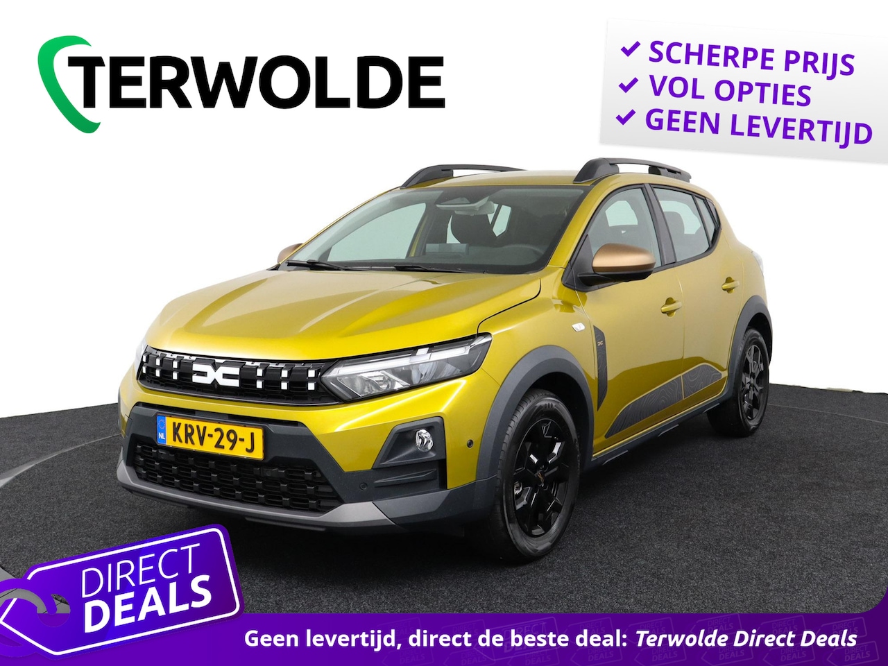 Dacia Sandero Stepway - TCe 110 limited edition | reservewiel (Max. 80 km/u) | - AutoWereld.nl