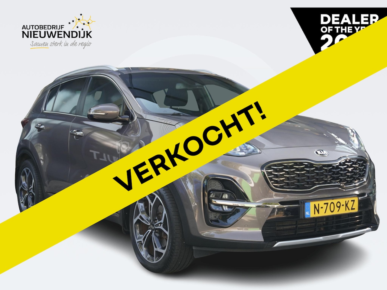 Kia Sportage - 1.6 T-GDI 177pk 4WD GT-Line / TREKHAAK / NAVI / LEDER / CAMERA / PDC V+A / STOELV. / STUUR - AutoWereld.nl