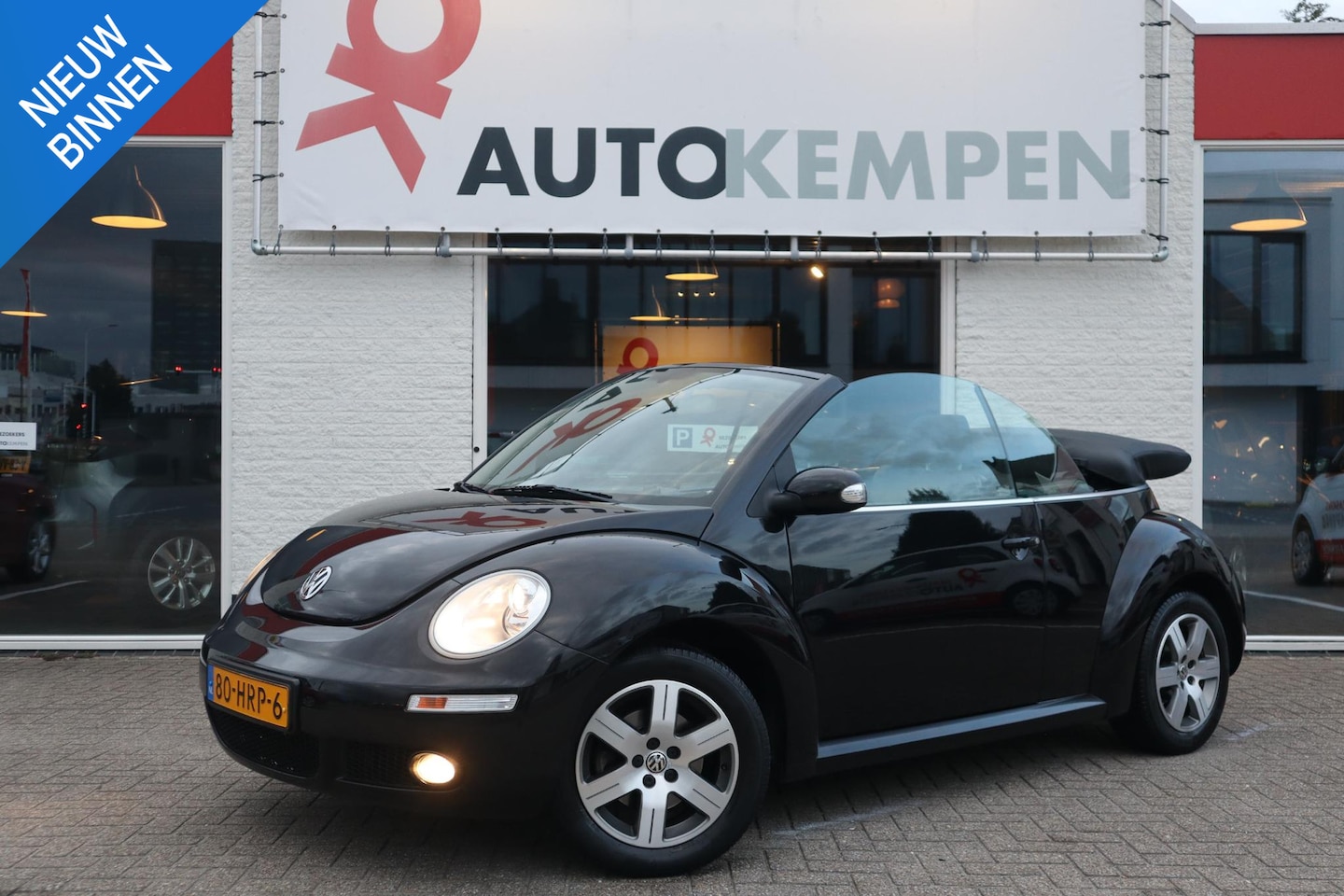 Volkswagen Beetle Cabriolet - 1.6 HIGHLINE AIRCO |CRUISE|STOELVERW.|WINDSCHERM|DISTRIBUTIE VERVANGEN - AutoWereld.nl