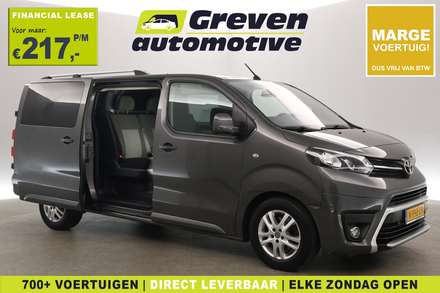 Toyota ProAce - 2.0 D-4D L3H1 | Marge | Dubbele Cabine | Clima | Cruise | Trekhaak | Navigatie - AutoWereld.nl