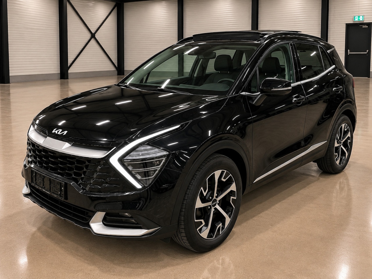 Kia Sportage - 1.6 CRDI Black Edition MHEV Pace trekhaak DCT Pano 360 full - AutoWereld.nl