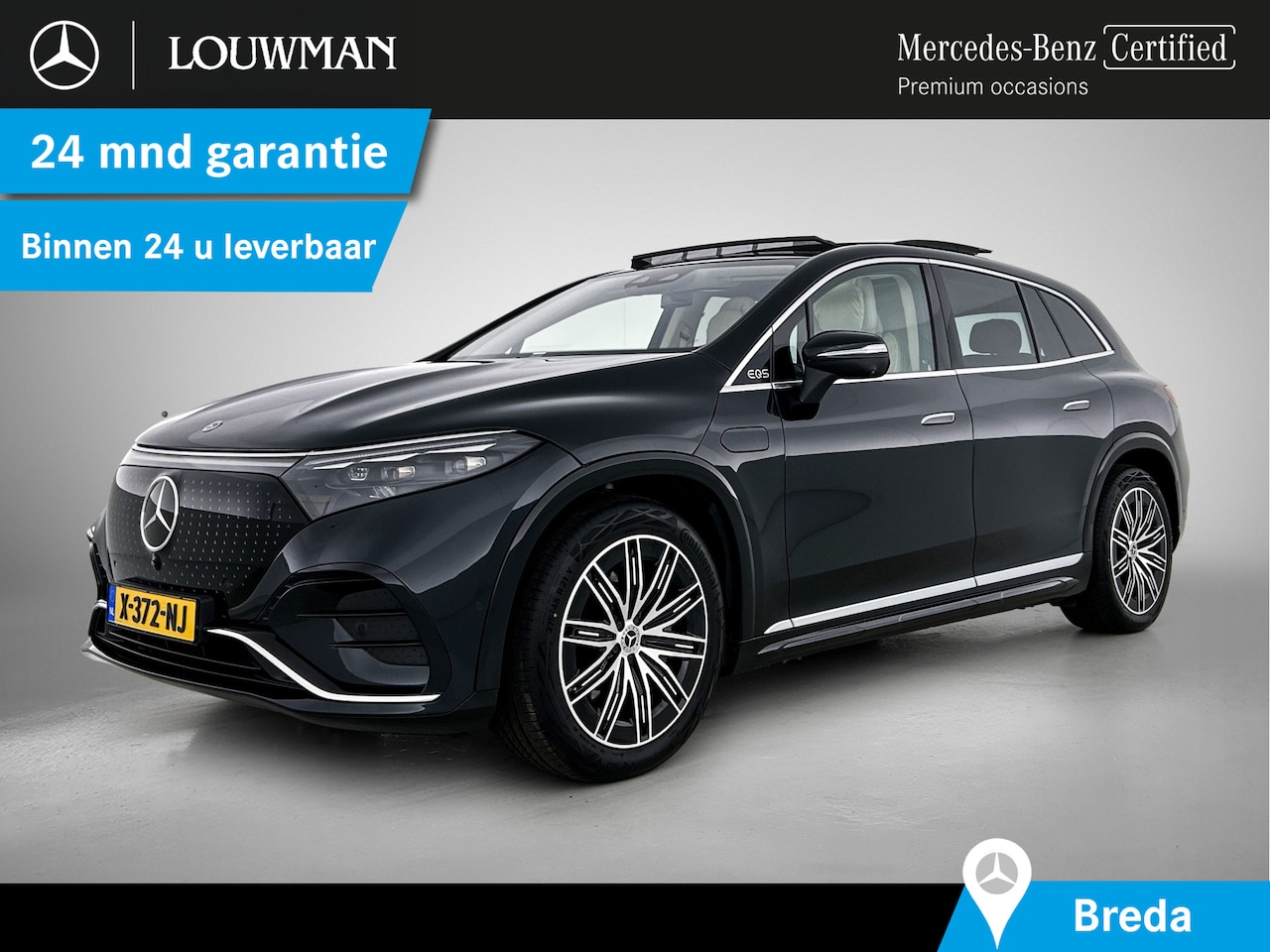 Mercedes-Benz EQS SUV - 450+ AMG Premium plus 108 kWh | AMG Line | Panoramadak | Achterasbesturing | Distronic | B - AutoWereld.nl
