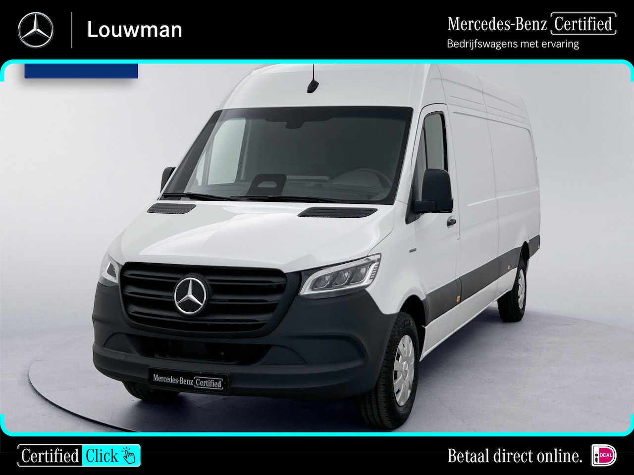 Mercedes-Benz eSprinter - 320 L3H2 Pro 81kWh Nieuw Led Snelladen Carplay Betimmering - AutoWereld.nl