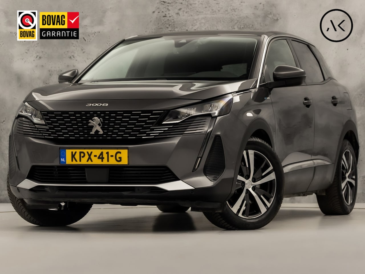 Peugeot 3008 - 1.6 HYbrid 225 Allure Sport 225Pk Automaat (APPLE CARPLAY, GROOT NAVI, 360 CAMERA, LEDER, - AutoWereld.nl