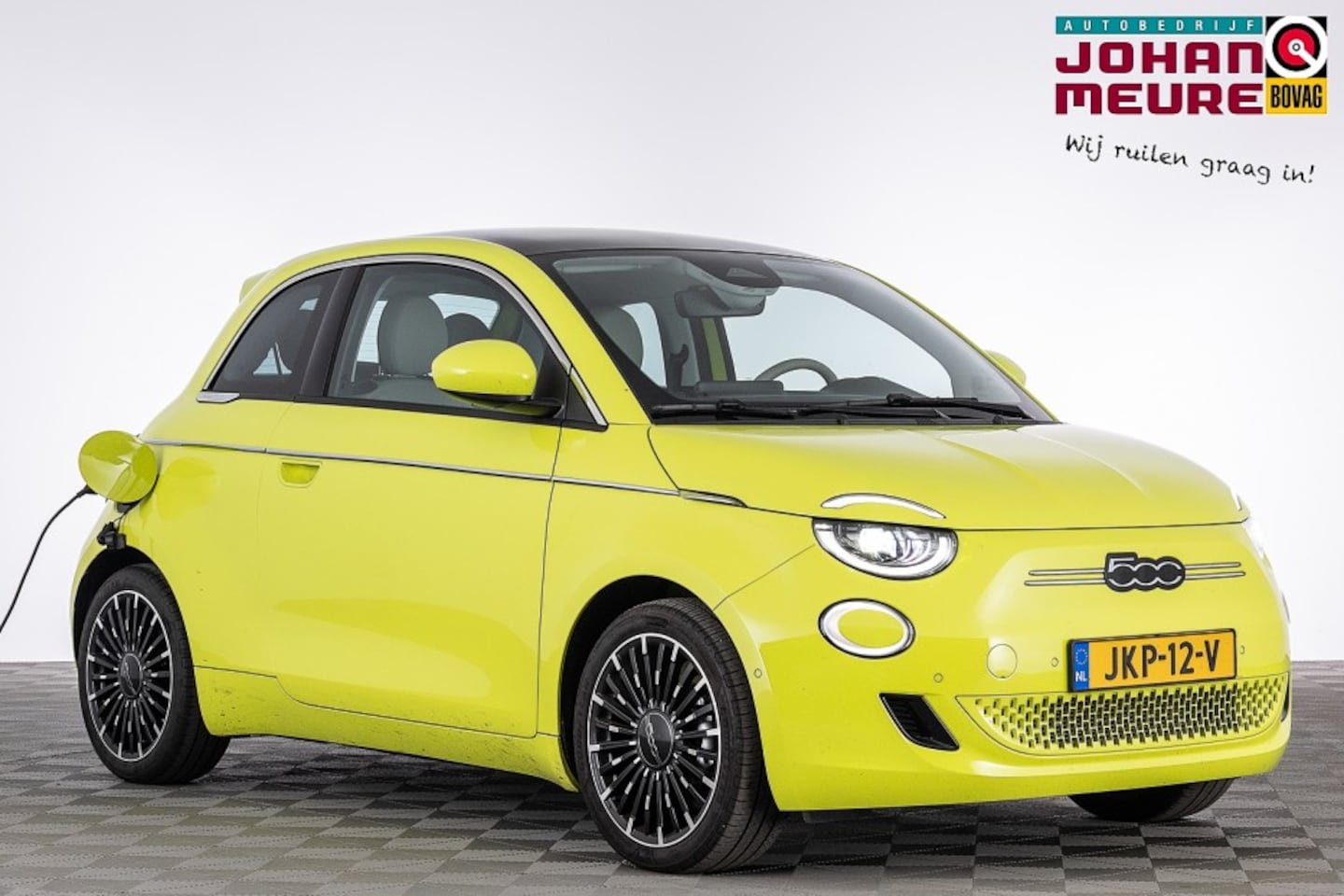 Fiat 500e - La Prima | JBL | LEDER | PANORAMADAK | NAVI | CAMERA | 24 kWh | SOH: 99,2% | *LET OP, DOND - AutoWereld.nl