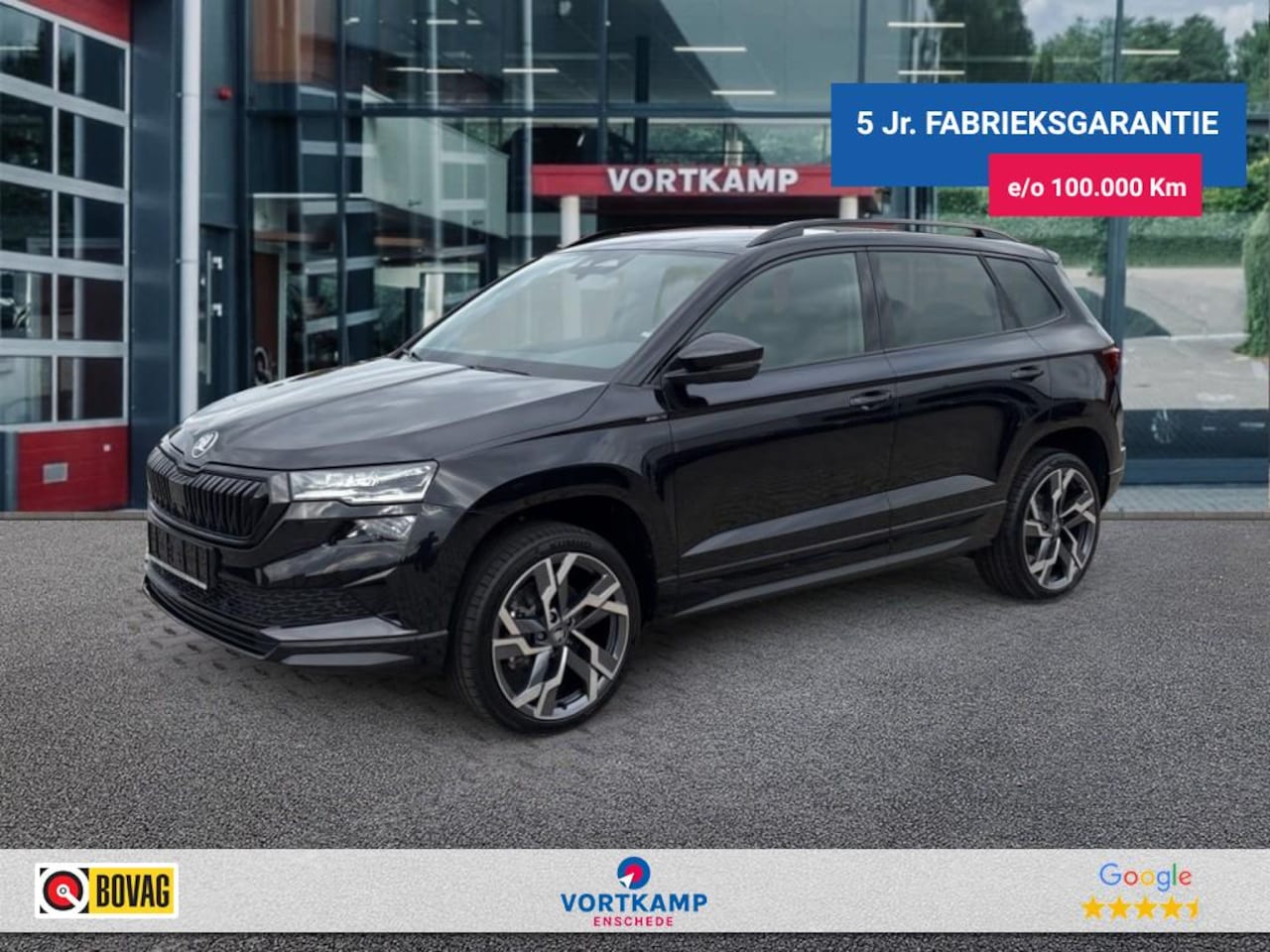 Skoda Karoq - 2.0 TDI DSG SPORTLINE TREKHAAK/MATRIX/ACC/CAMERA/E-KLEP/NAVI/STOELVERW - AutoWereld.nl