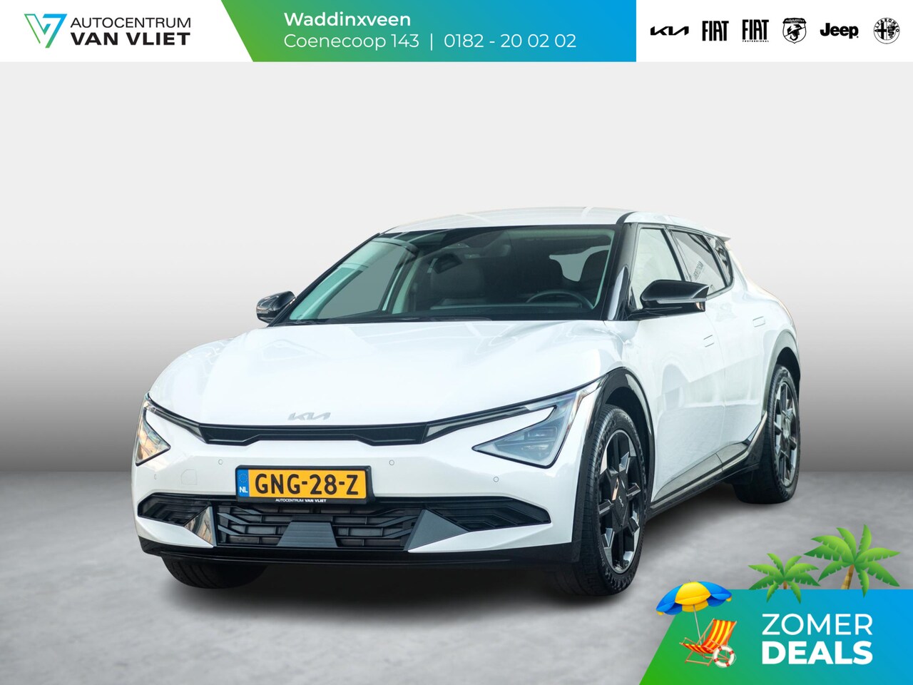 Kia EV6 - Edition Advanced 84.0 kWh | SOH 99.3% l Lage bijtelling tot 10-2029! Leder | Stoel & Stuur - AutoWereld.nl