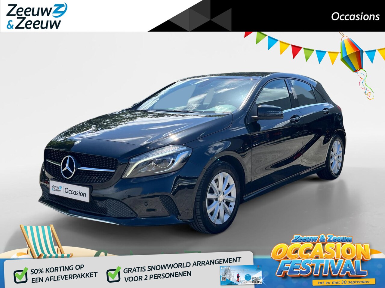 Mercedes-Benz A-klasse - 160 Ambition | Navigatie | Cruise Control | Climate Control - AutoWereld.nl