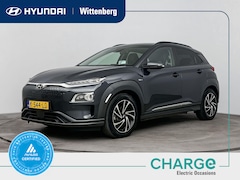 Hyundai Kona Electric - EV Limited 64 kWh | SoH 95, 7% | WLTP 484km | Warmtepomp | 3-fasen | Leer | Stoel + stuurv