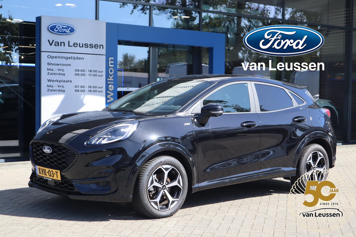 Ford Puma - 155PK HYBRID ST-LINE-X AUTOMAAT WINTERPACK EL-ACHTERKLEP 360-CAMERA HALF-LEDER ADAP. CRUIS - AutoWereld.nl