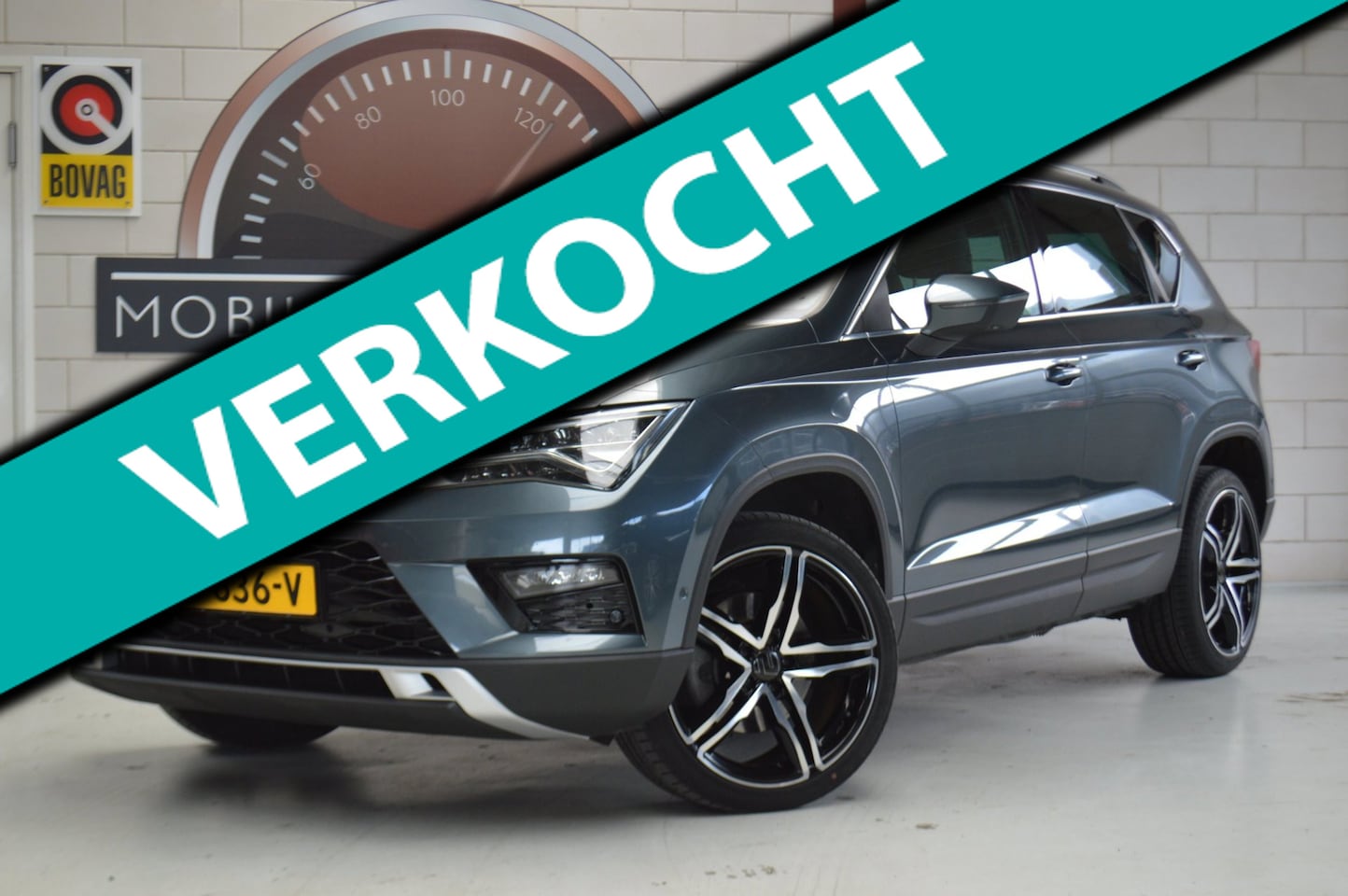 SEAT Ateca - 1.4 150PK AUTOM, 19", Trekhaak, NL-AUTO! LED, ADAPTIVE, GARANTIE - AutoWereld.nl