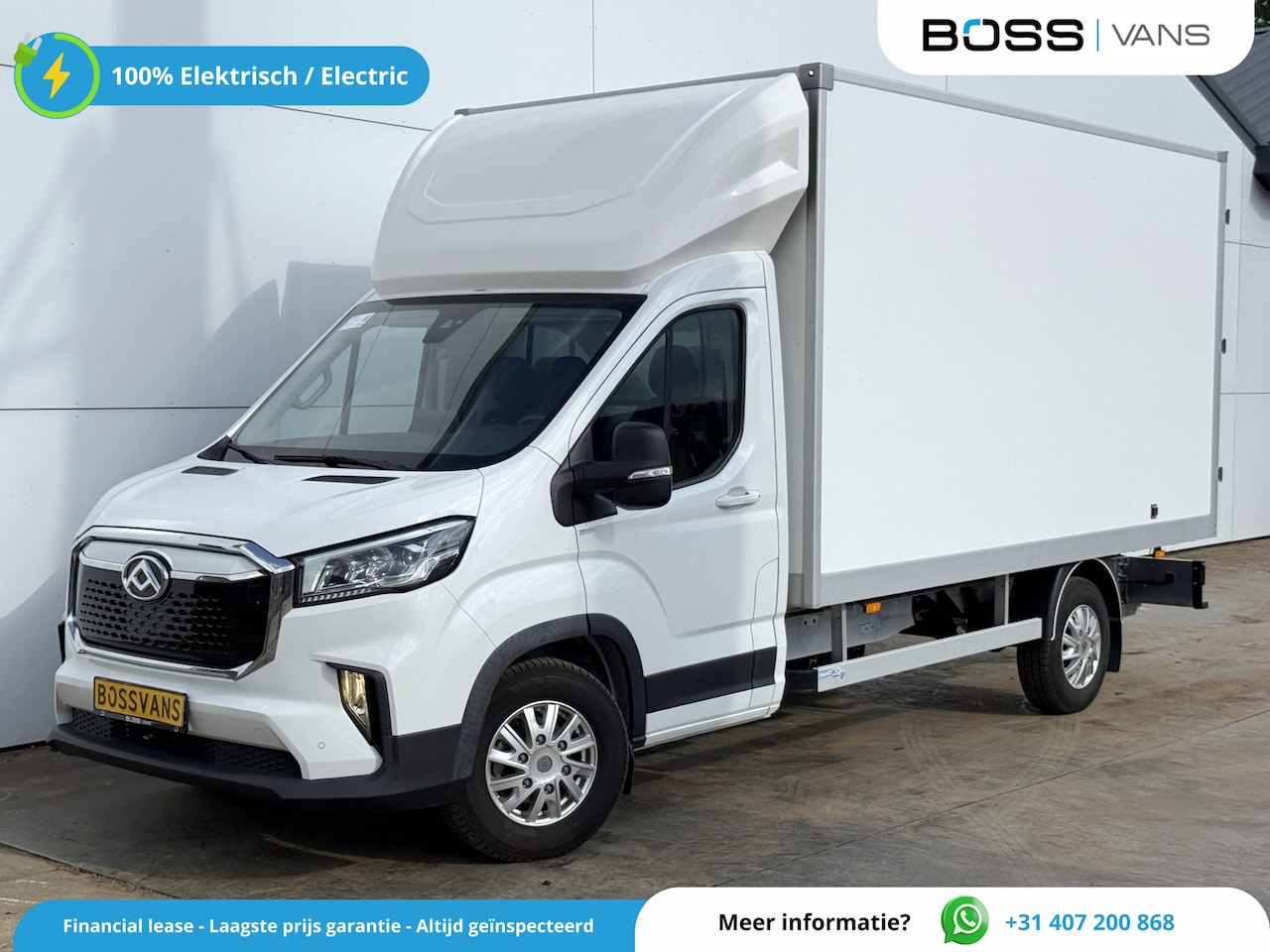 Maxus eDeliver 9 - 65kWh 204PK Elektrisch! 171km WLTP Elektrische Bakwagen Achterdeuren Airco ACC Carplay Cam - AutoWereld.nl