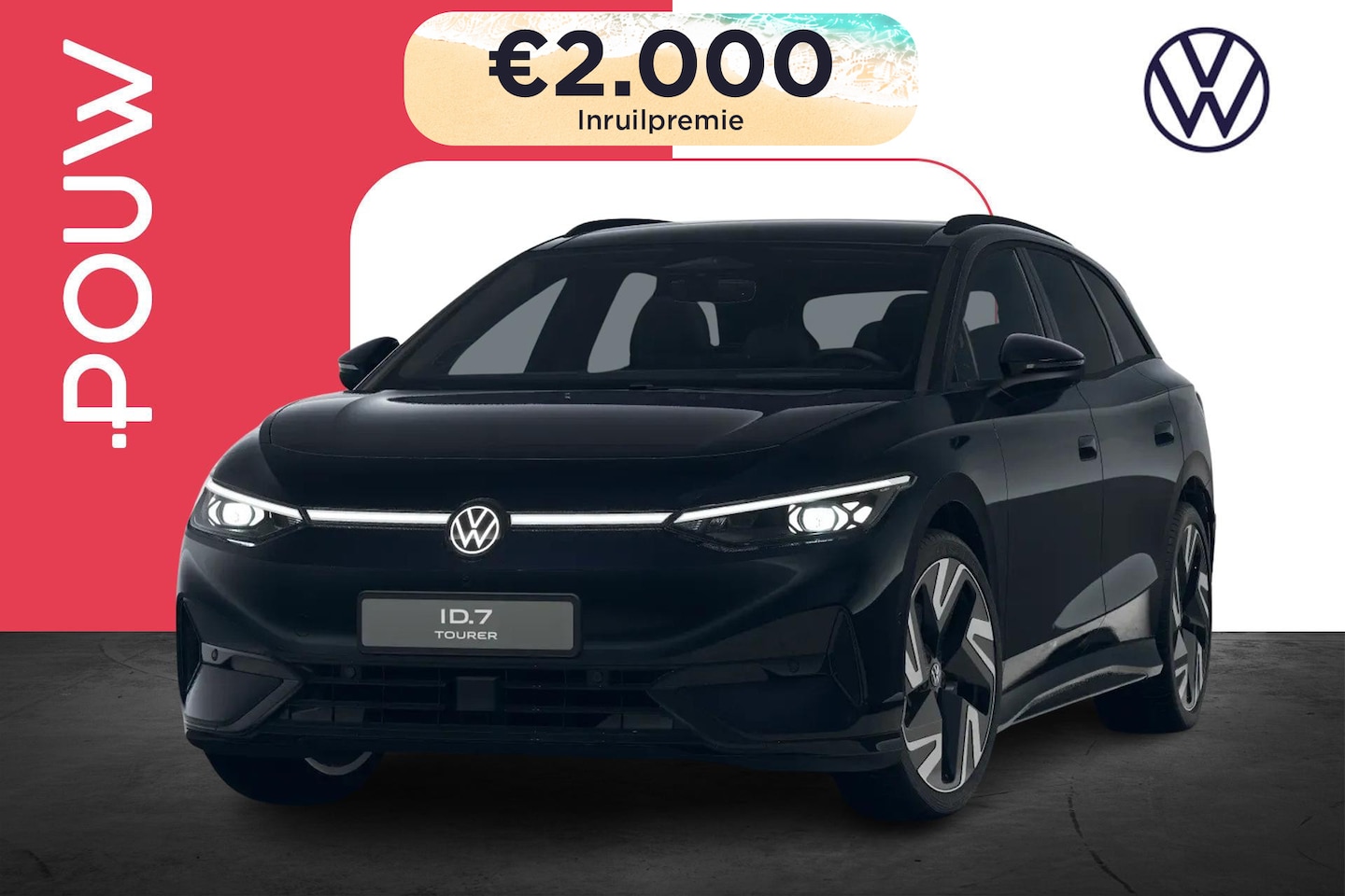Volkswagen ID.7 Tourer - 286pk Limited Edition Plus 86 kWh | Interieur Style Pakket Plus | Warmtepomp - AutoWereld.nl