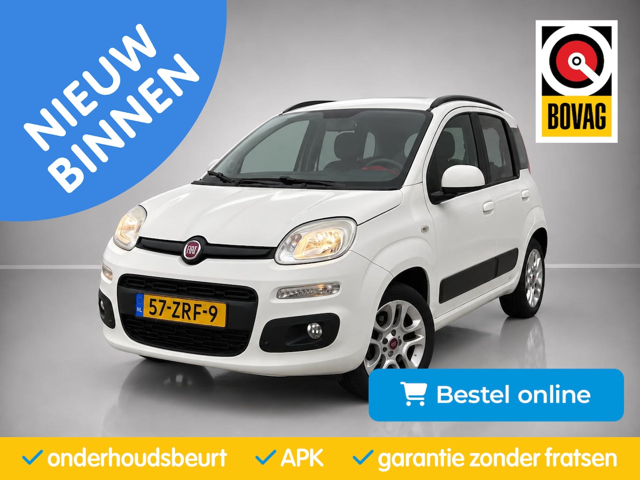 Fiat Panda - 0.9 TwinAir| Airco|City-Stuur|TomTom|NAP| - AutoWereld.nl