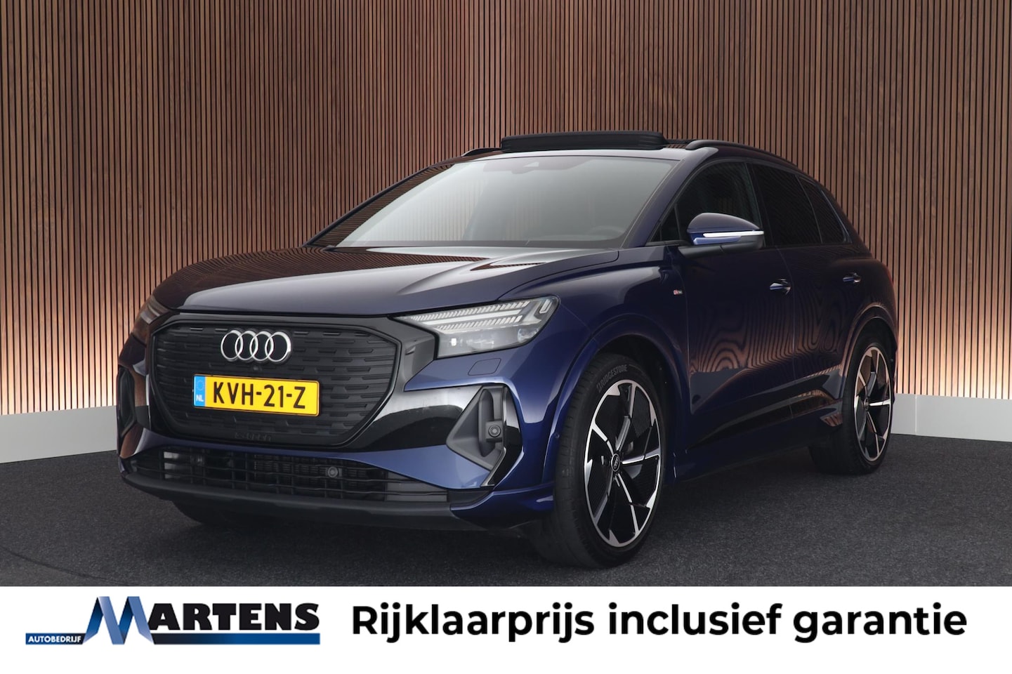 Audi Q4 e-tron - 40 204pk S edition 77 kWh SOH 93% HUD Sonos Leder Memory Panoramadak Navigatie - AutoWereld.nl