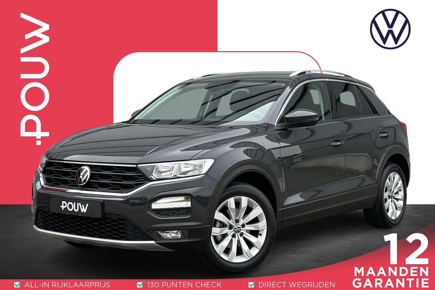 Volkswagen T-Roc - 1.0 TSI 110pk Style Business | Trekhaak | Camera | Navigatie - AutoWereld.nl