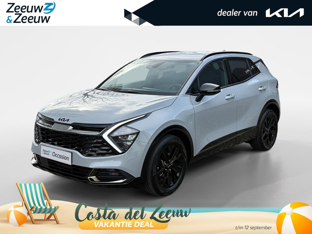 Kia Sportage - 1.6 T-GDi Hybrid Dark Edition | Camera | Stuurverwarming | Stoelverwarming voor + achter | - AutoWereld.nl
