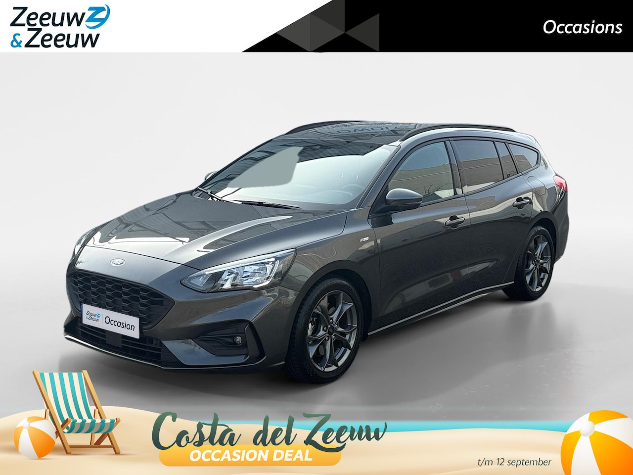 Ford Focus Wagon - 1.0 EcoBoost Hybrid ST Line Business | Camera | Keyless | Stoel + Stuurverwarming | LED | - AutoWereld.nl