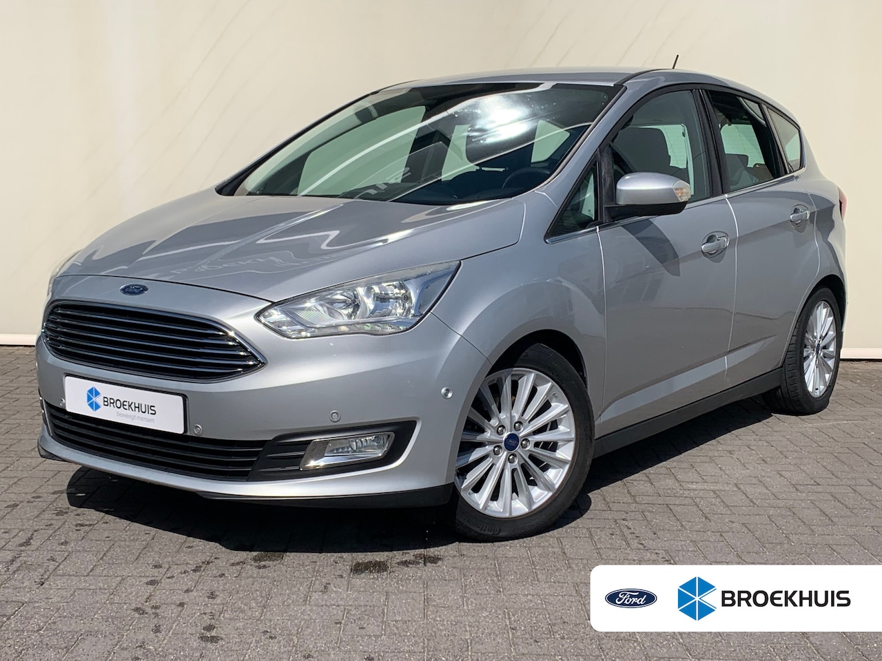 Ford C-Max - 1.0 Titanium Airco | Cruise Control | DAB | Keyless | LMV 17" | Navi | Parkeerassist | PDC - AutoWereld.nl