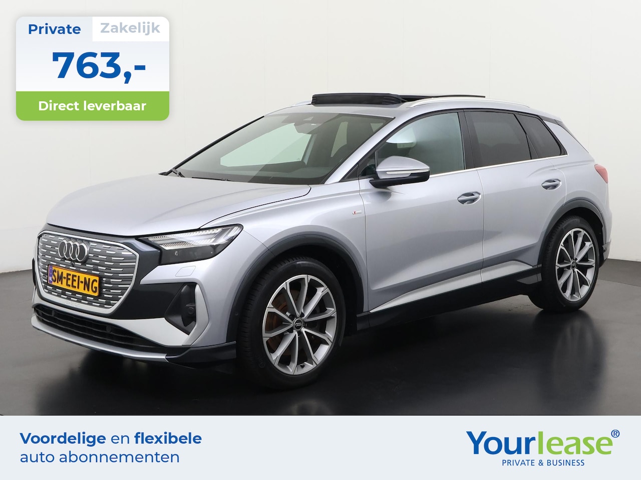 Audi Q4 e-tron - 40 S-Line 77 kWh | All-in 763,- Private Lease | Direct uit voorraad - AutoWereld.nl