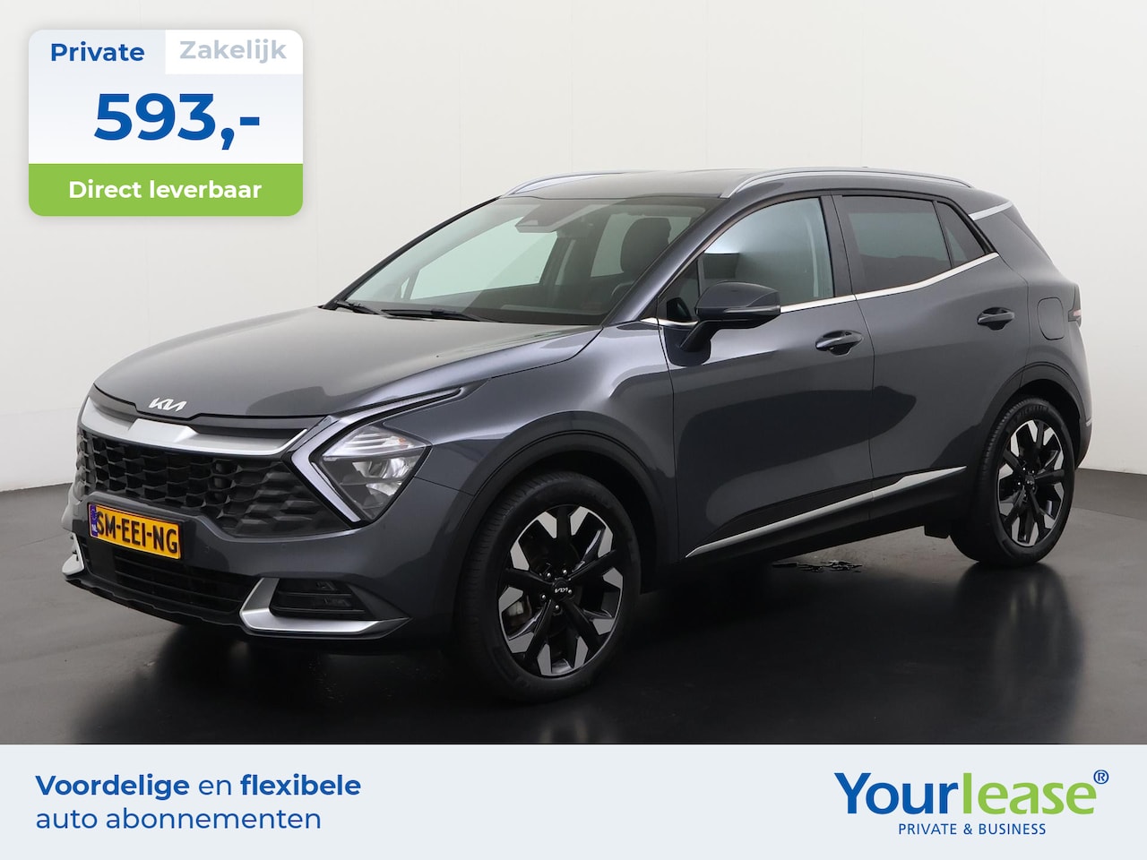 Kia Sportage - 1.6 T-GDi Plug-in Hybrid AWD DynamicPlusLine | All-in 593,- Private Lease | Direct uit voo - AutoWereld.nl