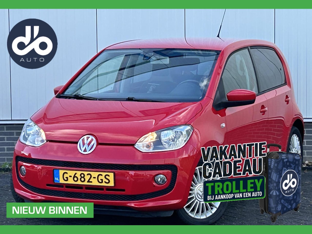 Volkswagen Up! - 1.0 high up! 5-drs AUTOMAAT I AIRCO I CRUISE CONTROL I NAVIGATIE I STOEL V.W. I KEURIGE AU - AutoWereld.nl