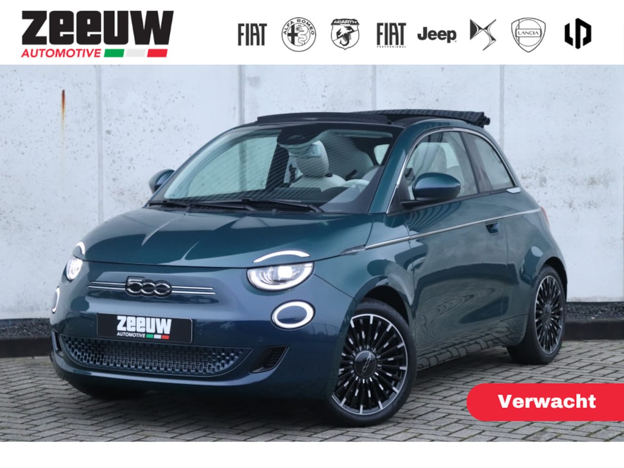 Fiat 500 C - La Prima by Bocelli 42 kWh | JBL | Winter | Camera | 17′ - AutoWereld.nl