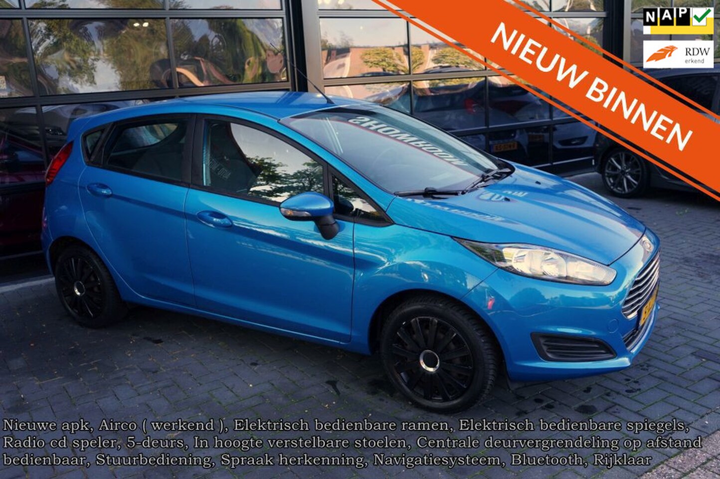 Ford Fiesta - 1.0 Style 1.0 Style, Airco, Navi, Bluetooth, Elek pakket - AutoWereld.nl