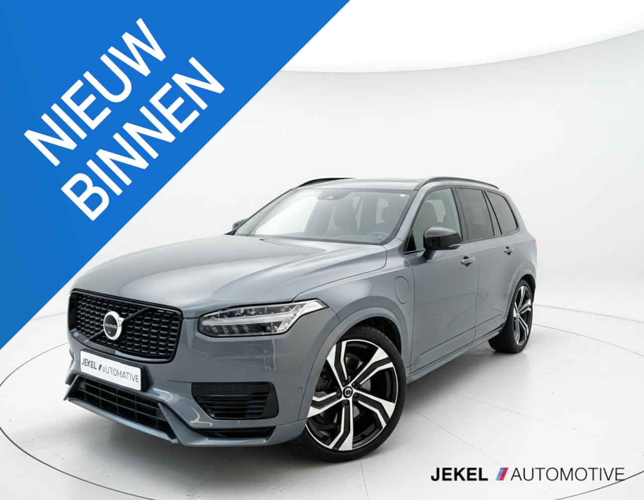 Volvo XC90 - 2.0 T8 Recharge AWD Dark Longrange Luchtvering, Panoramadak, Trekhaak, 22" LM velgen, 360 - AutoWereld.nl
