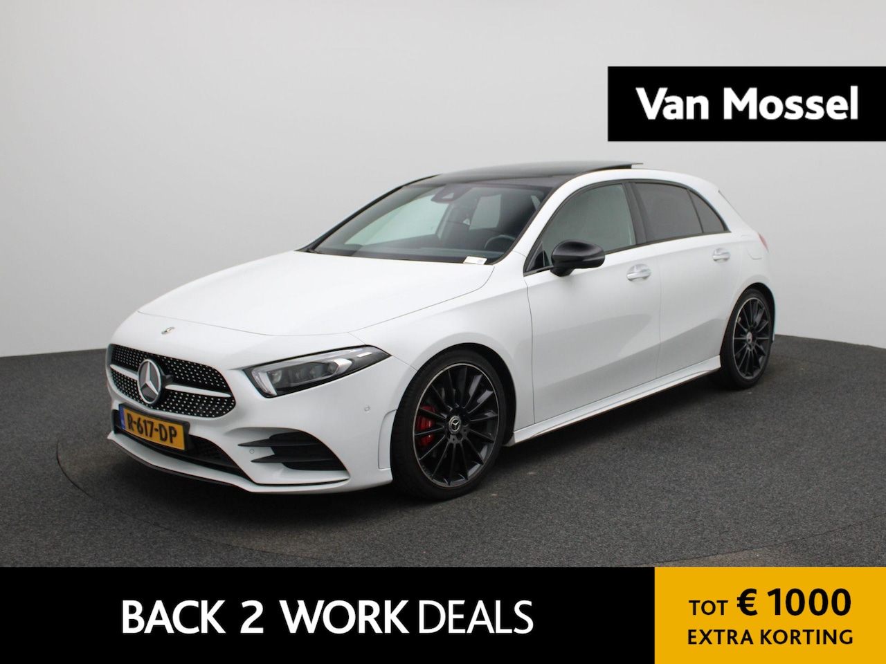 Mercedes-Benz A-klasse - 180 Premium Plus | Automaat | Schuifdak | LED Koplampen | Sfeerverlichting | Getint Glas | - AutoWereld.nl
