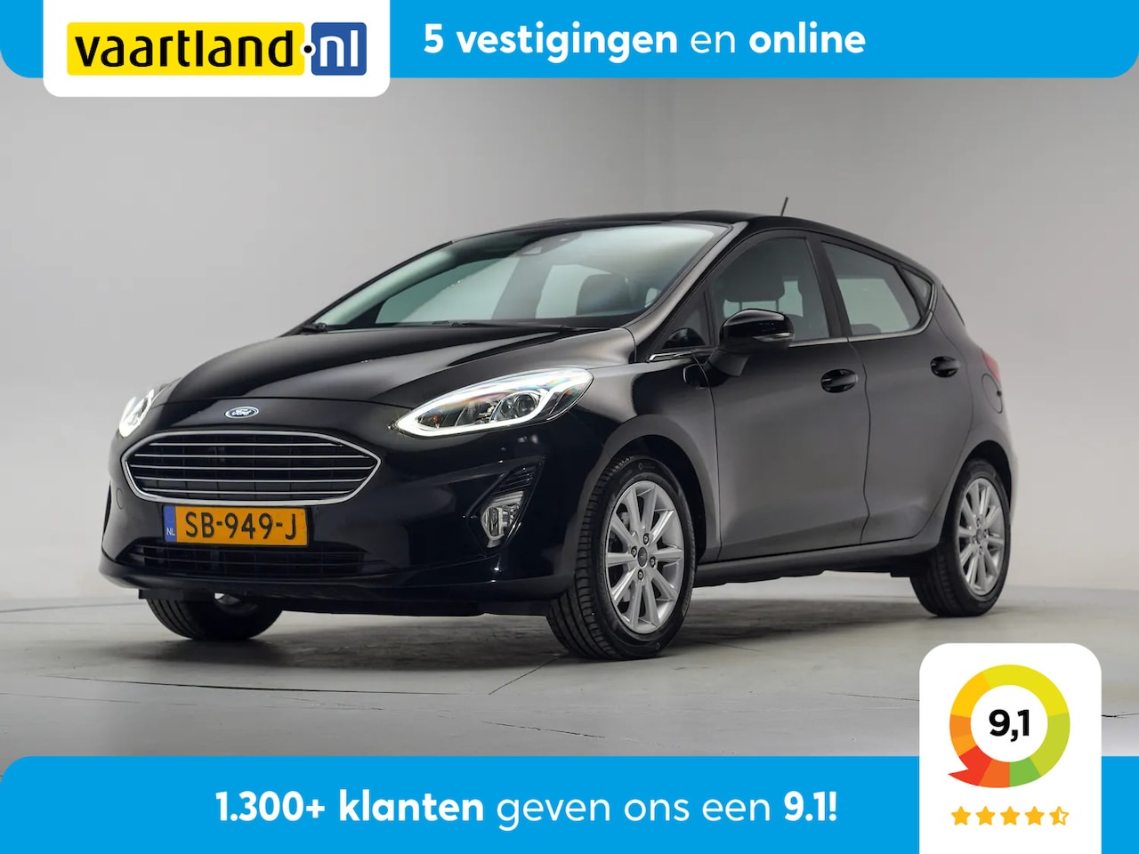 Ford Fiesta - 1.0 EcoBoost 101pk Titanium [ Navi Apple/Android Clima Cruise ] - AutoWereld.nl