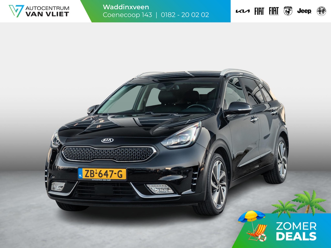 Kia Niro - 1.6 GDi Hybrid ExecutiveLine l lederen bekleding l stoelverwarming en ventilatie l El. Ver - AutoWereld.nl
