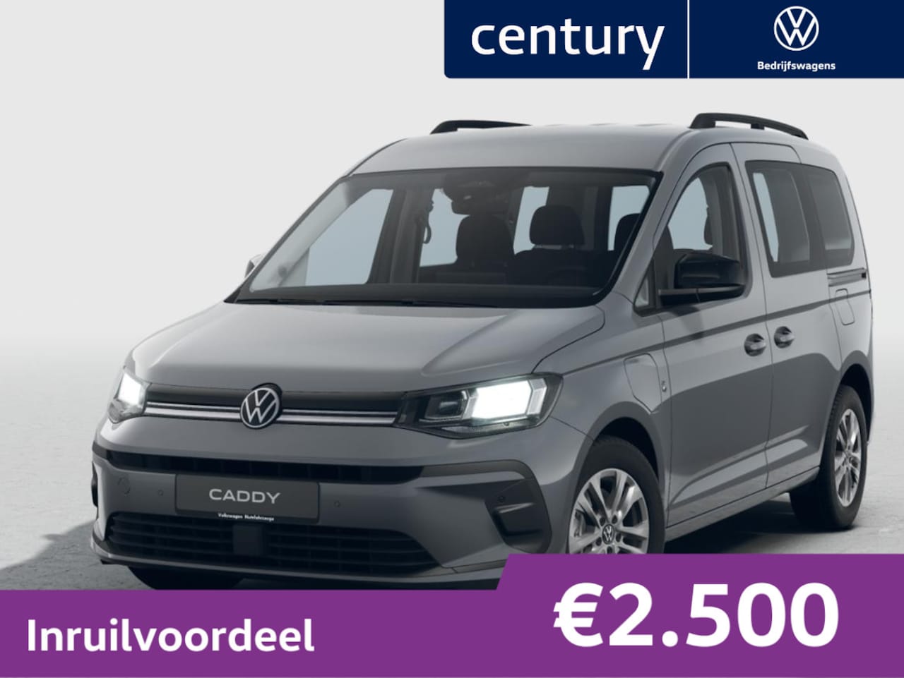 Volkswagen Caddy - Bedrijfswagens Kombi Life 1.5 eHybrid EU6 85 kW (115 pk) 2755 mm 6 vers - AutoWereld.nl