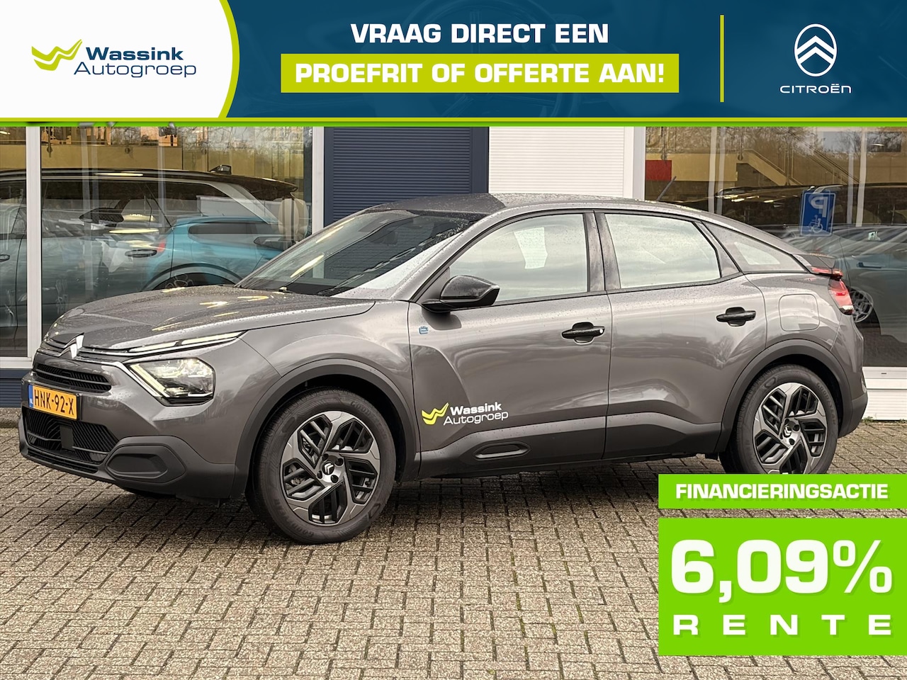 Citroën Ë-C4 - EV I DEMO DEAL I 50kWh 136pk You 3-Fase | Airconditioning | Cruise control | Parkeer Camer - AutoWereld.nl