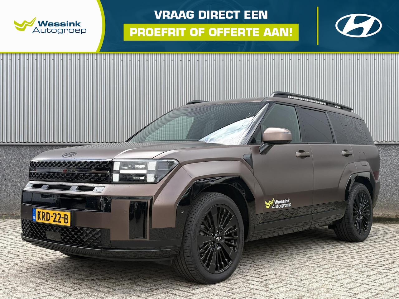 Hyundai Santa Fe - 1.6 T-GDI PHEV Black Line 4WD 6p | 6-Zitplaatsen | 360° Camera | Stoelen Elektrisch verste - AutoWereld.nl