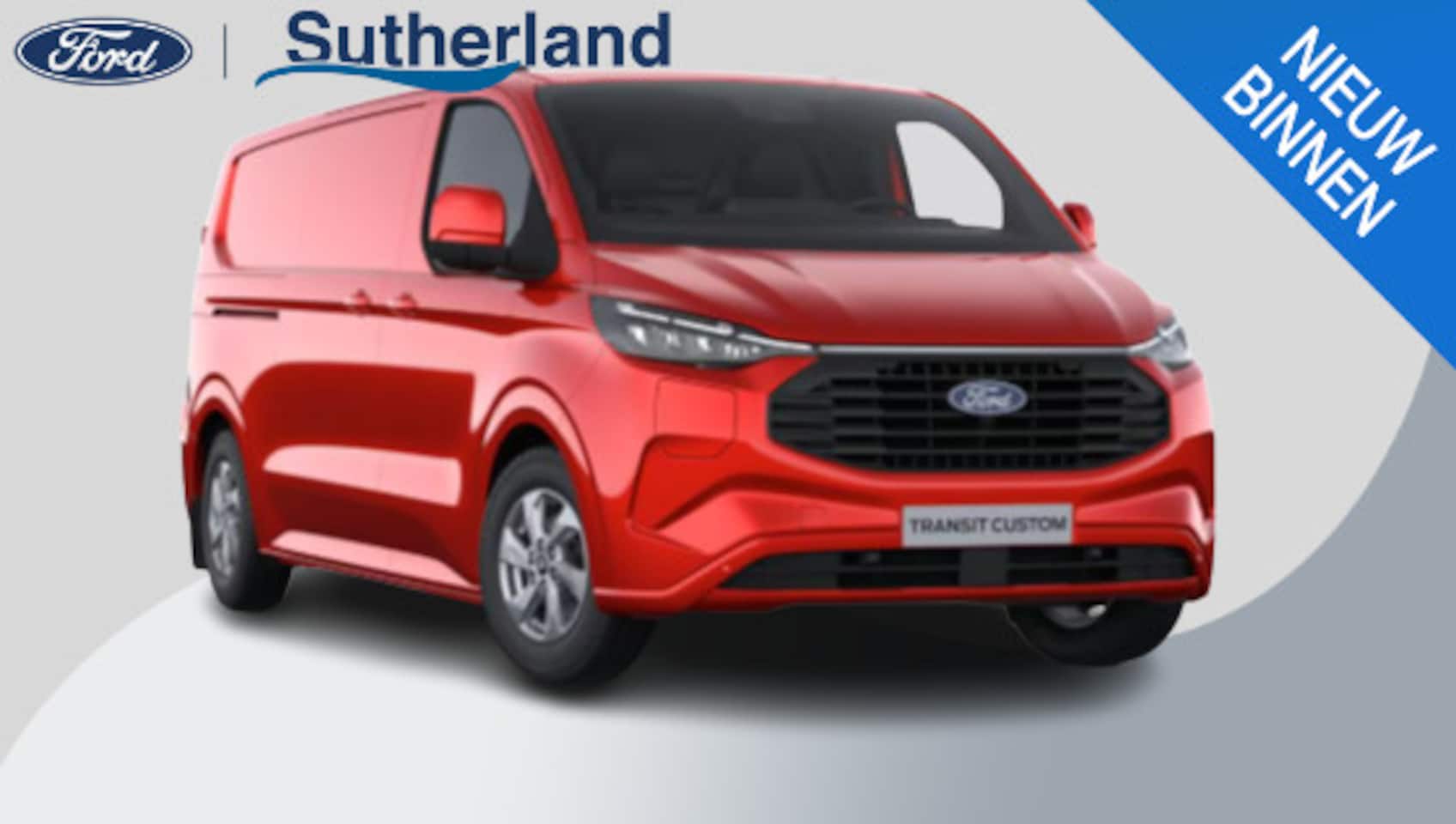 Ford Transit Custom - 320 2.5 PHEV L2H1 Limited 233pk | Demo | Adaptieve Cruise Controle | Navigatie | Verwarmde - AutoWereld.nl
