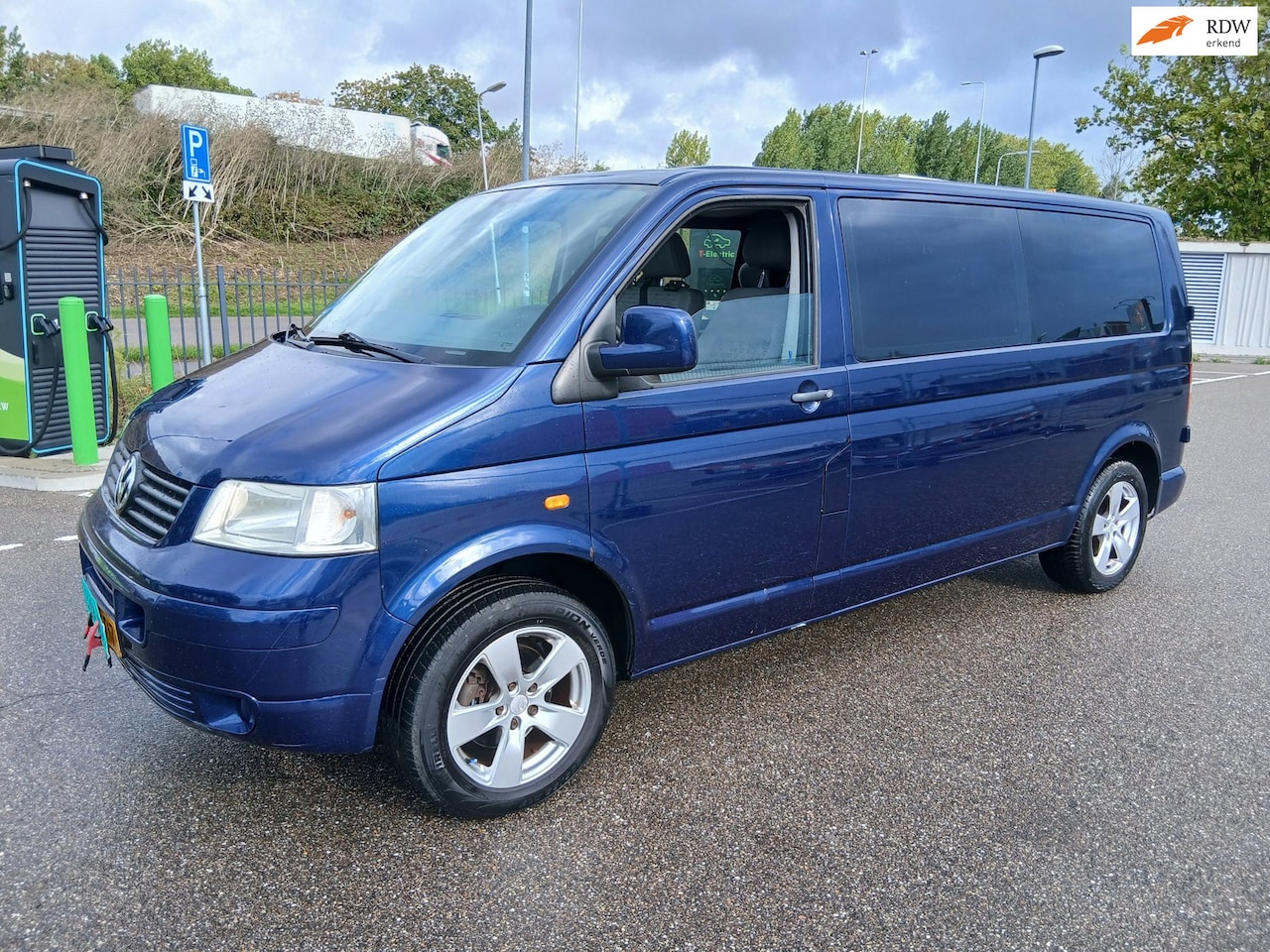 Volkswagen Transporter - 2.5 TDI 340 Budgetline DC!AIRCO!ELECKTRISH RAAM&SPIEGELS!DBL CABINE!LANG CHASSIS!CRUIS CON - AutoWereld.nl