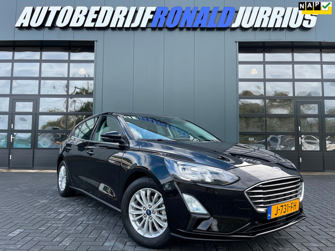 Ford Focus - 1.0 EcoBoost Titanium Business NL.Auto/1Ste Eigenaar/uniek km.stand/Climatronic/Cruise/Elc - AutoWereld.nl