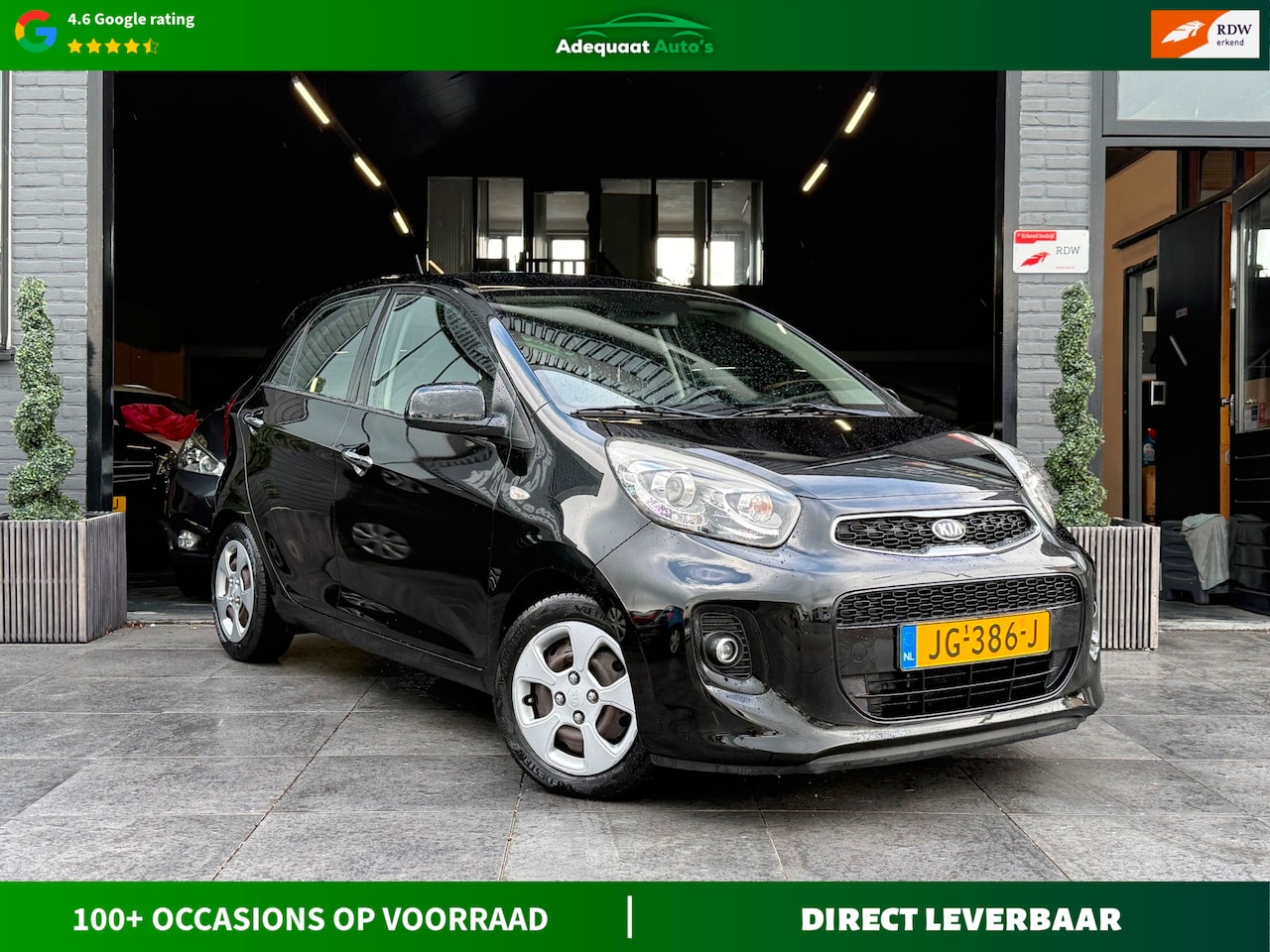 Kia Picanto - 1.0 CVVT DynamicLine|Airco|LED|Cruise|NAP|APK - AutoWereld.nl