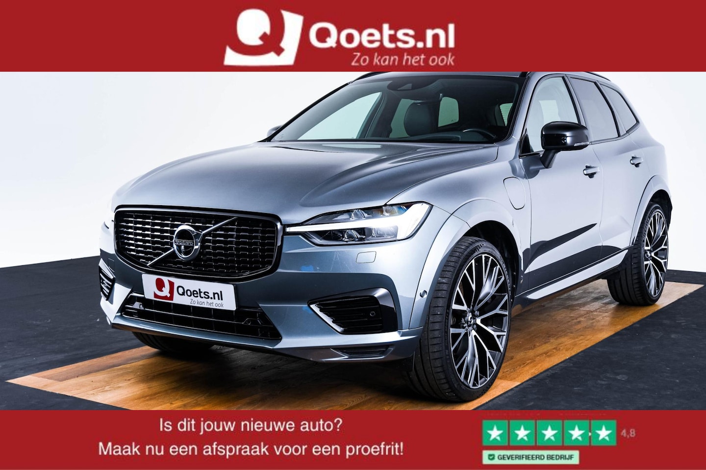 Volvo XC60 - 2.0 Recharge T6 AWD R-Design Trekhaak - Panoramadak - Adaptieve Cruise Control - Head up - - AutoWereld.nl
