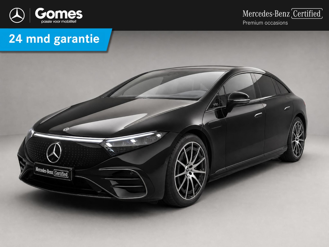 Mercedes-Benz EQS - 450+ AMG Line 108 kWh | Beige leder | Hyperscreen | - AutoWereld.nl