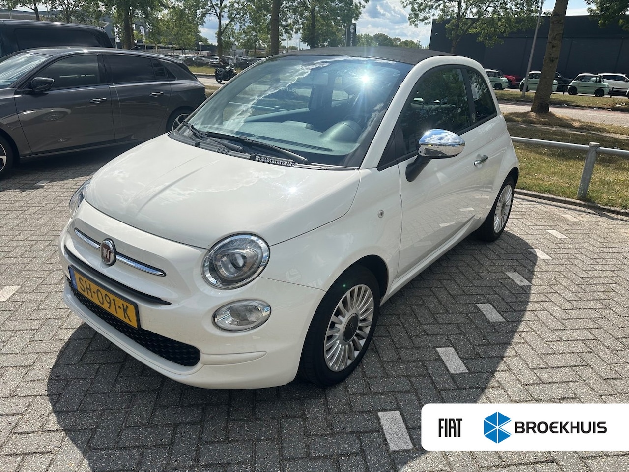 Fiat 500 C - 0.9 TwinAir Turbo Mirror Schuifdak | Airco | Navigatie | 15" Lichtmetalen Velgen | Bluetoo - AutoWereld.nl