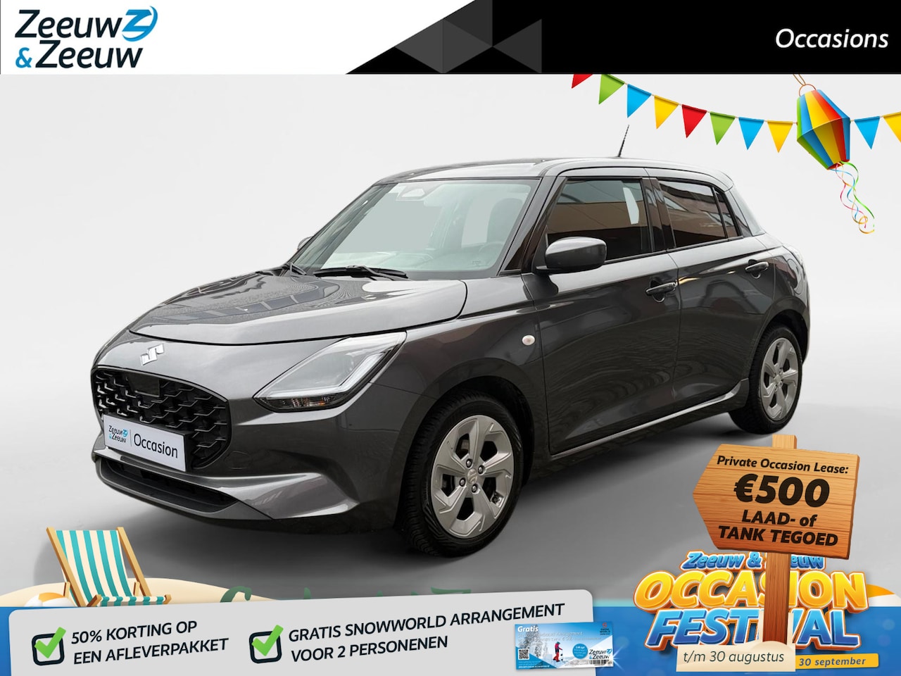 Suzuki Swift - 1.2 Select Smart Hybrid 82PK | All Season banden | Navigatie | Climate Control | Adaptive - AutoWereld.nl