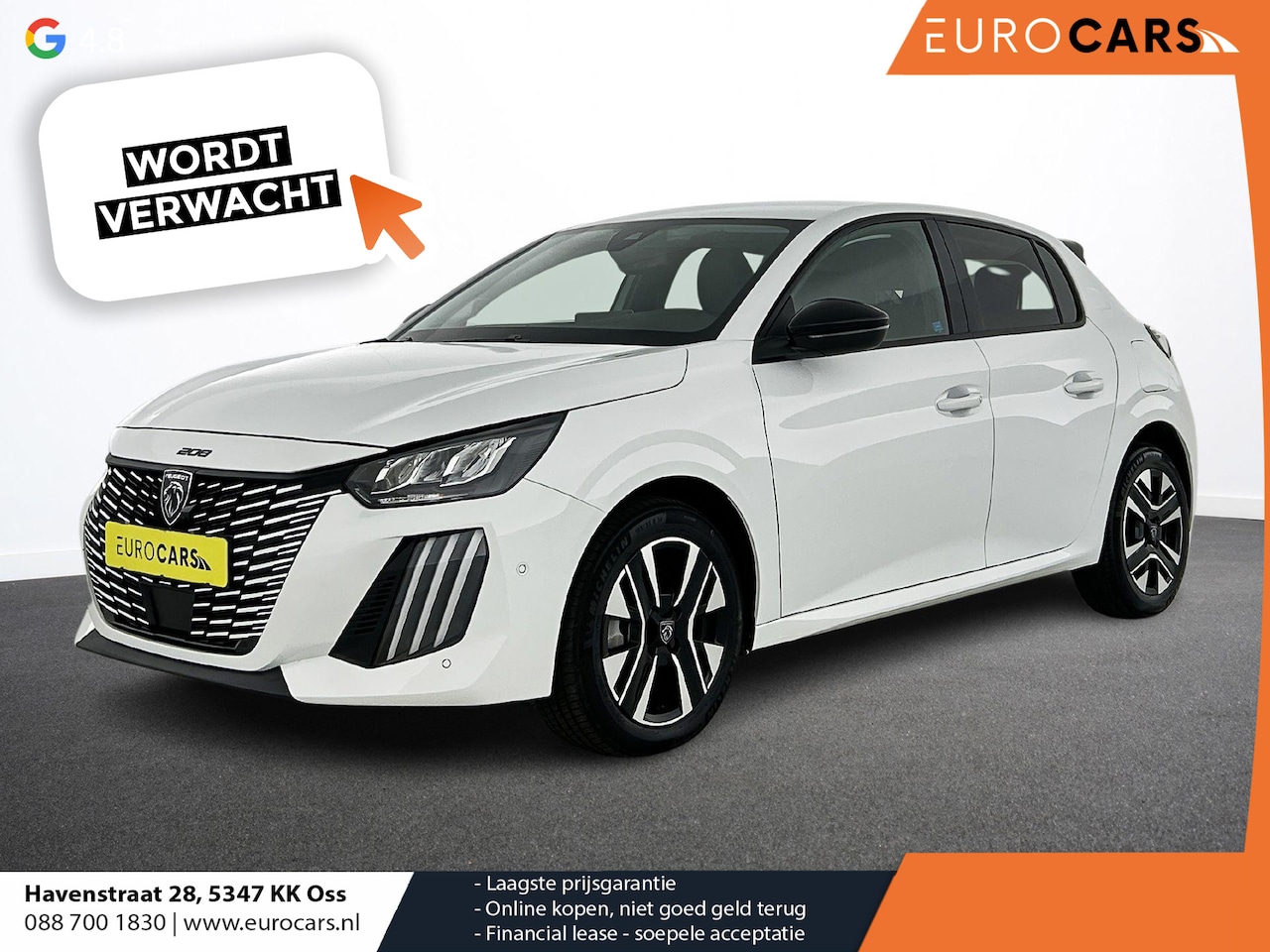 Peugeot 208 - 1.2 Hybrid 100PK Automaat Allure Navigatie Apple Carplay/Android Auto Airco Camera Parkeer - AutoWereld.nl