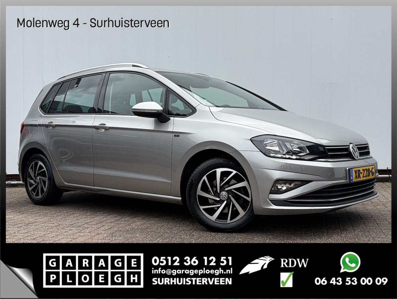 Volkswagen Golf Sportsvan - 1.5 TSI ACT Highline Adapt.Cruise Stoelverw Trekhaak Carplay - AutoWereld.nl