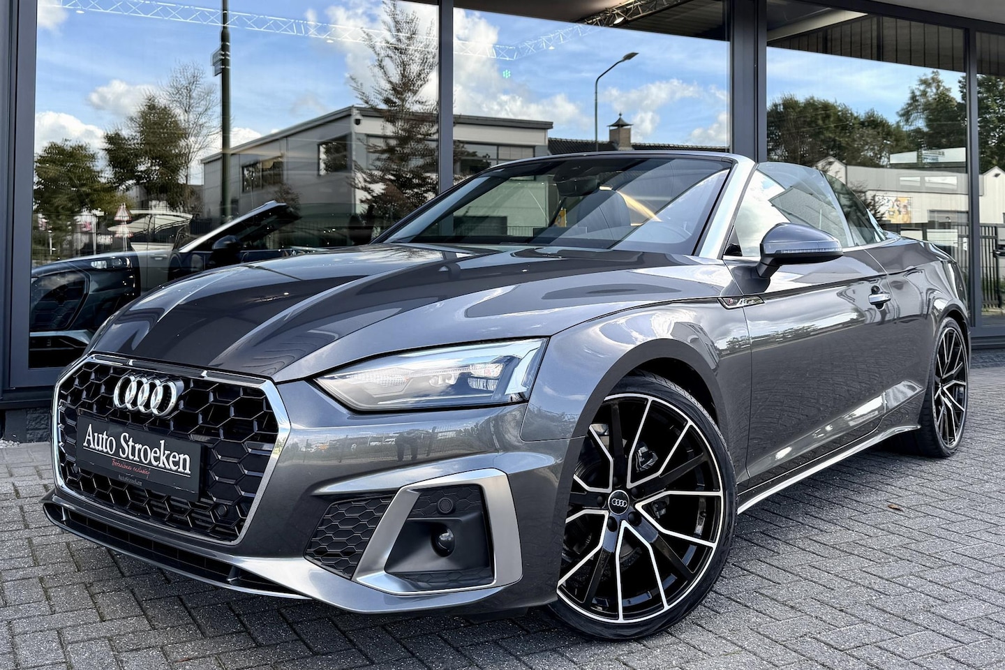 Audi A5 Cabriolet - 2.0 TFSI S-Line Facelift Leer Massage Nekverwarmin - AutoWereld.nl